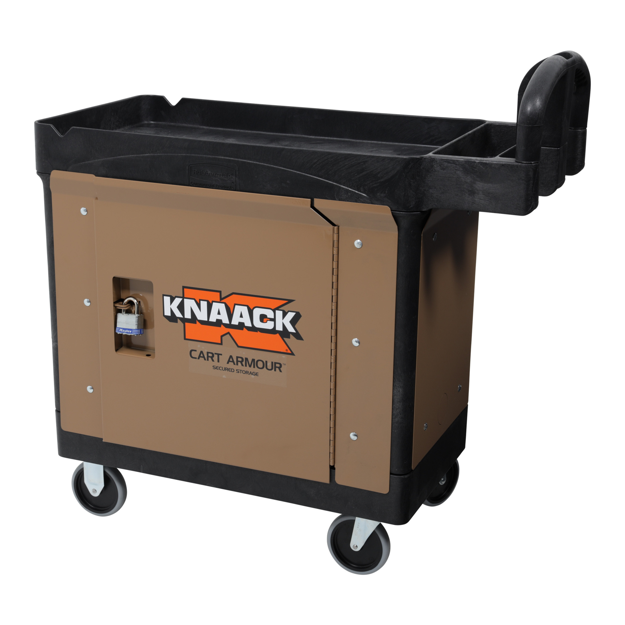 Knaack Cart Armour Mobile Cart Security Paneling — 16-Ga. Steel, Tan, Model# CA-04
